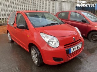 Location: Hayes - 2014 SUZUKI ALTO SZ 5 Door Hatchback REG: LP14WXX, Keys: No, MOT Expiry date: 10/01/2024, 996 Petrol, 5 Speed Manual Petrol, Former Keepers: 3