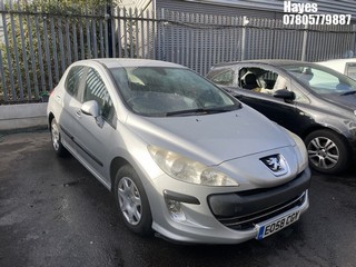 Location: Hayes - 2008 PEUGEOT 308 S 5 Door Hatchback REG: EO58CGY, Keys: No, MOT Expiry date: 25/09/2025, 1397 Petrol, 5 Speed Manual Petrol, Former Keepers: 12