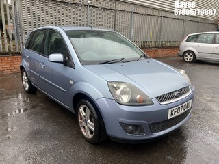 Location: Hayes - 2007 FORD FIESTA ZETEC CLIMATE 5 Door Hatchback REG: KF07OAO, Keys: No, MOT Expiry date: 13/08/2025, 1242 Petrol, 5 Speed Manual Petrol, Former Keepers: 5