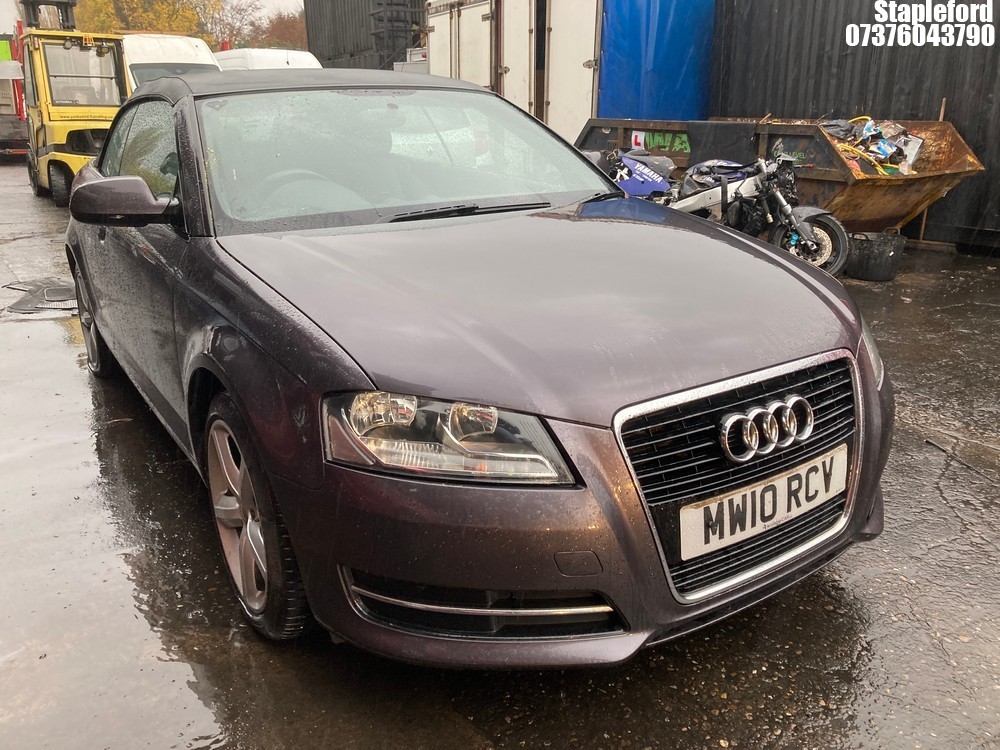 Location: Stapleford - 2010 AUDI A3 TECHNIK TDI 105 Convertible REG: MW10RCV, Keys: Yes, MOT Expiry date:, 1595 Diesel, 5 Speed Manual Diesel, Former Keepers: 4