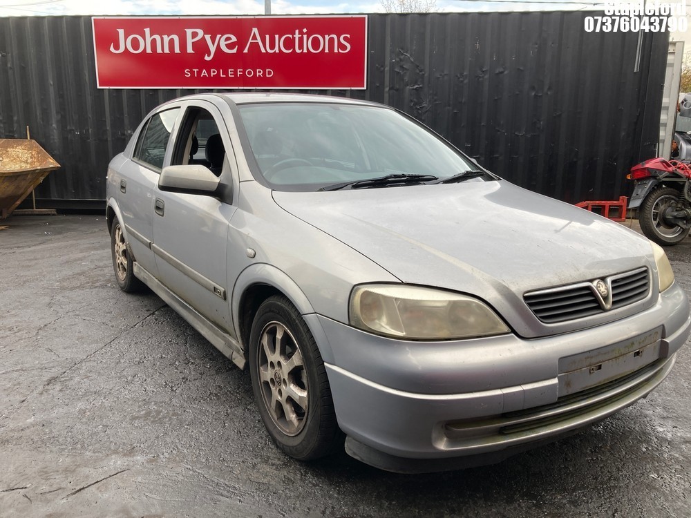Location: Stapleford - 2001 VAUXHALL ASTRA CD DTI 5 Door Hatchback REG: Y36MHT, Keys: Yes, MOT Expiry date: 19/11/2024, 1995 Diesel, 5 Speed Manual Diesel, Former Keepers: 3