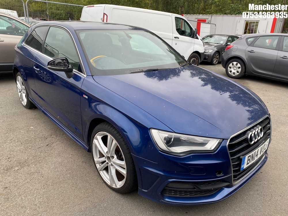 Location: Manchester - 2014 AUDI A3 SPORT TFSI 3 Door Hatchback REG: BN14VOJ, 1395 Petrol, AUTOMATIC, Former Keepers: 4, Keys: No, MOT Expiry date: 05/05/2024
