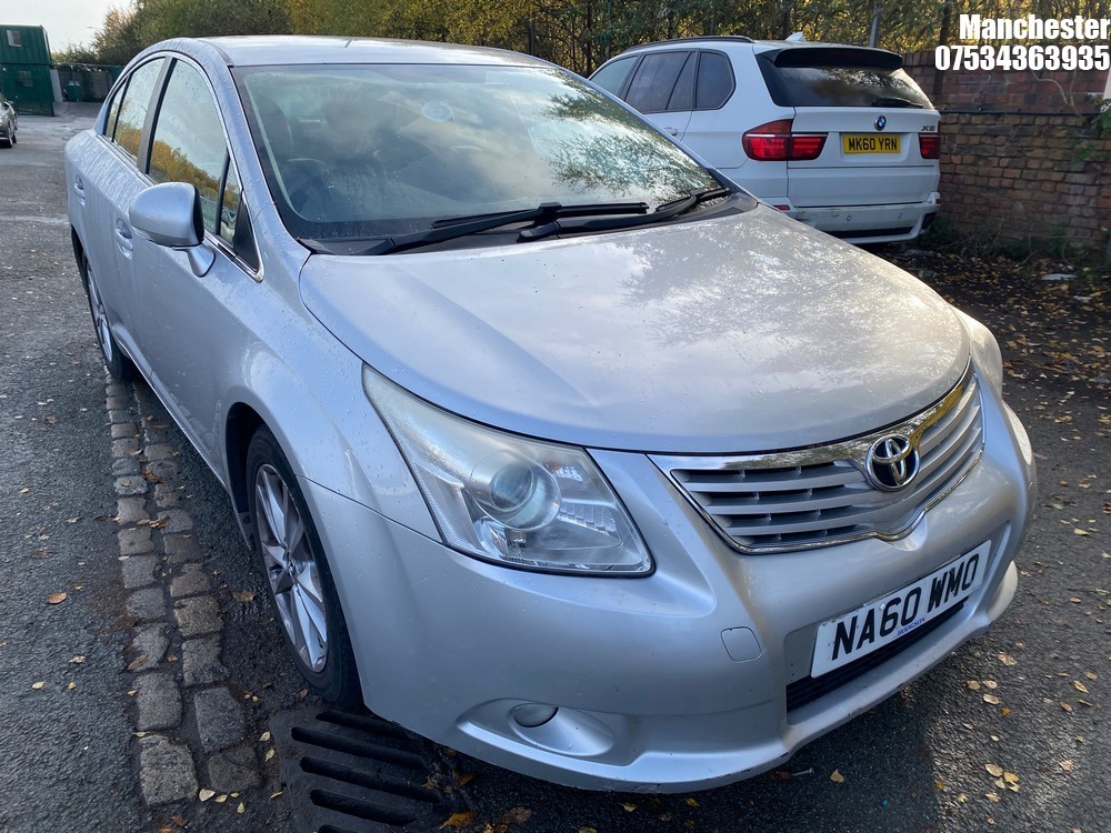 Location: Manchester - 2010 TOYOTA AVENSIS TR D-4D 4 Door Saloon REG: NA60WMO, 1995 Diesel, 6 Speed Manual Diesel, Former Keepers: 5, Keys: No, MOT Expiry date: 06/07/2026
