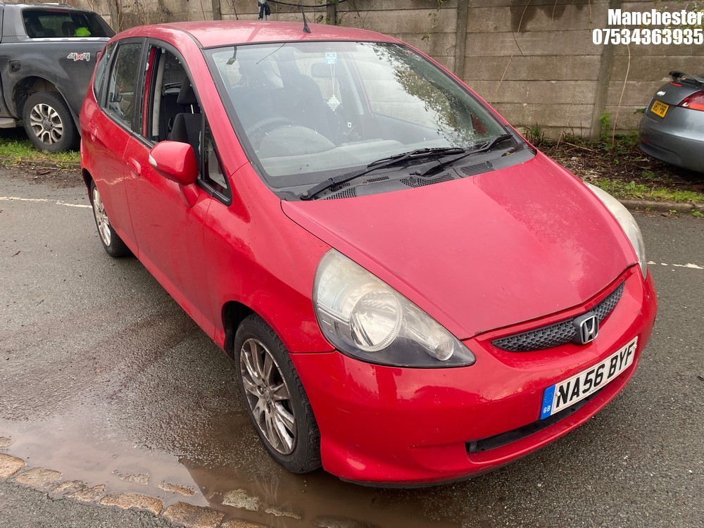 Location: Manchester - 2006 HONDA JAZZ SE 5 Door Hatchback REG: NA56BYF, 1339 Petrol, 5 Speed Manual Petrol, Former Keepers: 11, Keys: No, MOT Expiry date: 07/05/2026