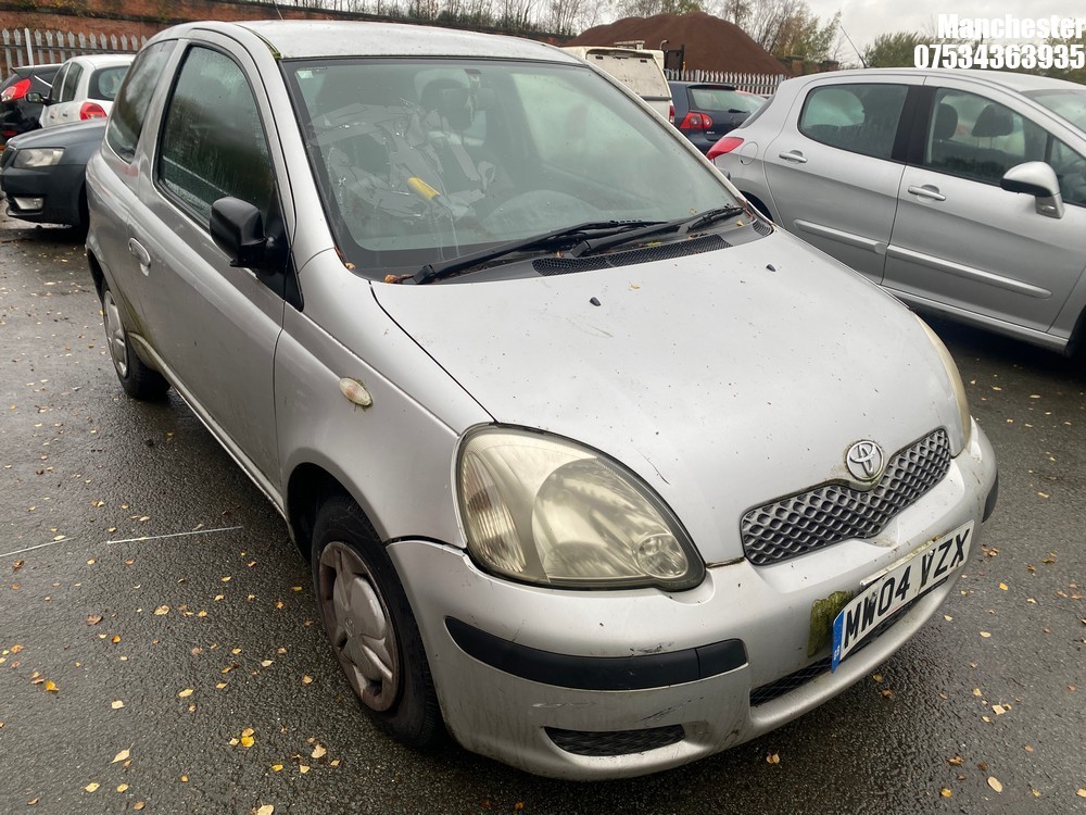 Location: Manchester - 2004 TOYOTA YARIS T2 3 Door Hatchback REG: MW04VZX, 998 Petrol, 5 Speed Manual Petrol, Former Keepers: 3, Keys: No, MOT Expiry date: 29/06/2025