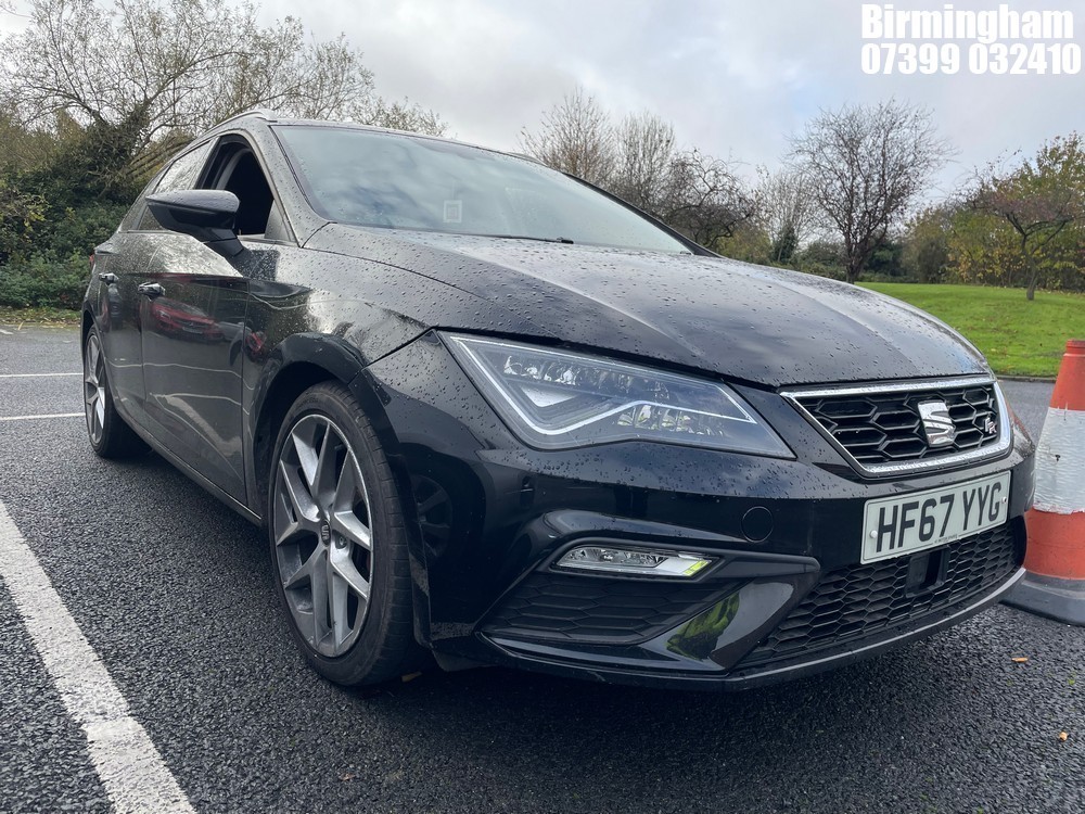 Location: Birmingham - 2017 SEAT LEON FR TECHNOLOGY ECOTSI ESTATE REG: HF67YYG, 1395CC PETROL, 7 SPEED S-AUTO PETROL, Former Keepers: 6, Keys: Yes, MOT Expiry date: 01/03/2026