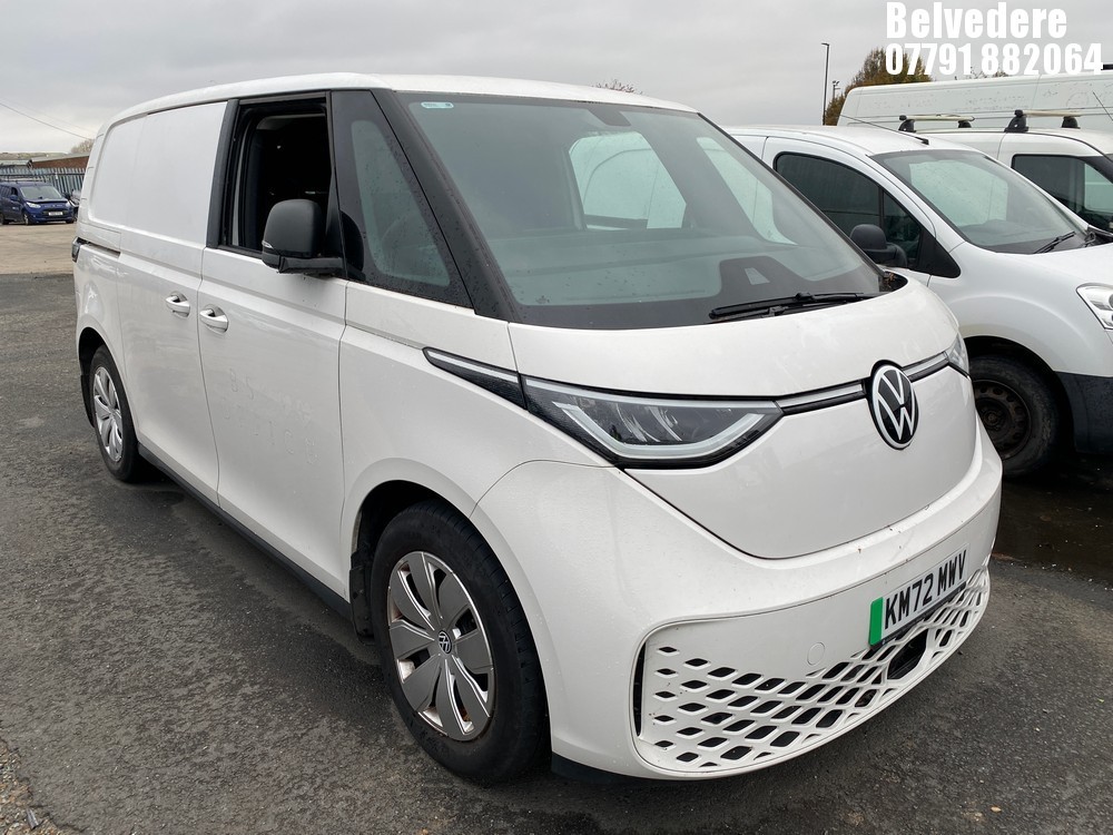 Location: Belvedere - 2022 VOLKSWAGEN ID BUZZ COMMERCE Panel Van REG: KM72MWV, Keys: No, MOT Expiry date: 21/12/2025, 0 Electric, 1 Speed Auto Electric, Former Keepers: 2