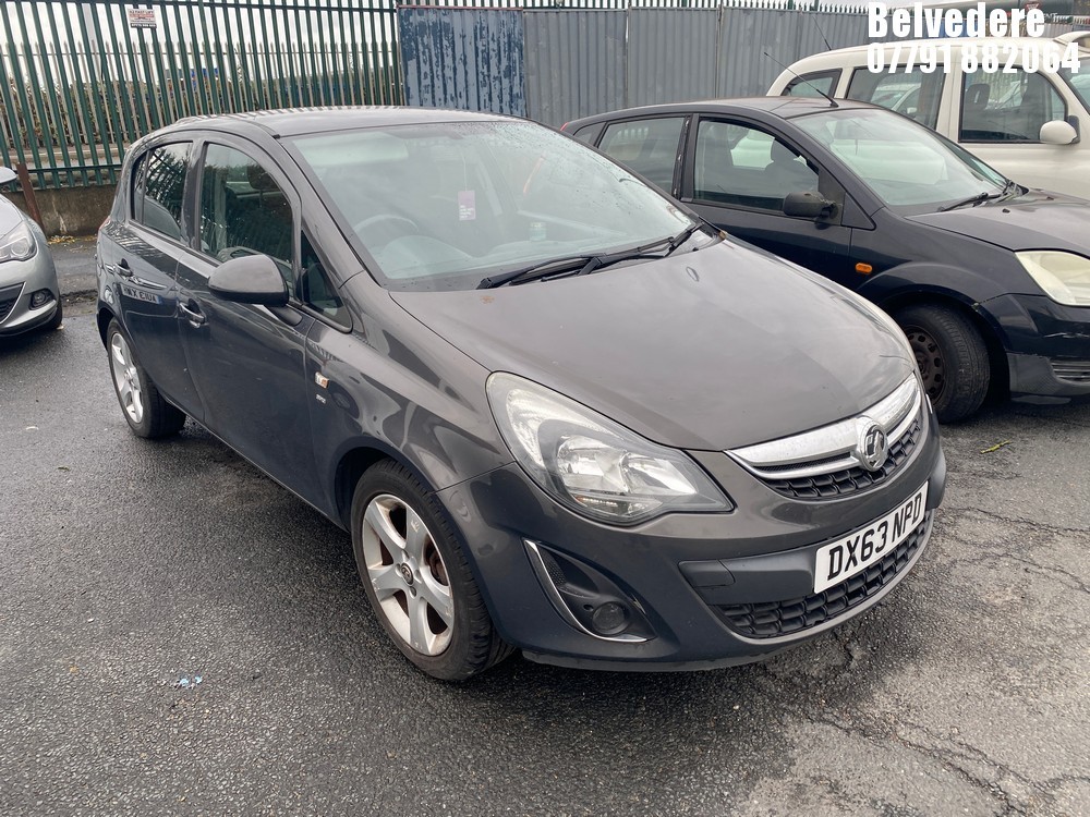 Location: BELVEDERE - 2014 VAUXHALL CORSA SXI AC 5 Door Hatchback REG: DX63NPD, 1398cc Petrol, 5 Speed Manual Petrol, Former Keepers: 4, Keys: No, MOT: Expiry date26/07/2025