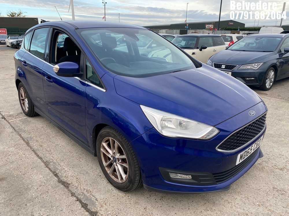 Location: Belvedere - 2015 FORD C-MAX ZETEC TURBO MPV REG: MD65CEO, 999cc PETROL, 6 SPEED MANUAL PETROL, Former Keepers: 1, Keys: Yes, MOT Expiry date: 11/04/2026