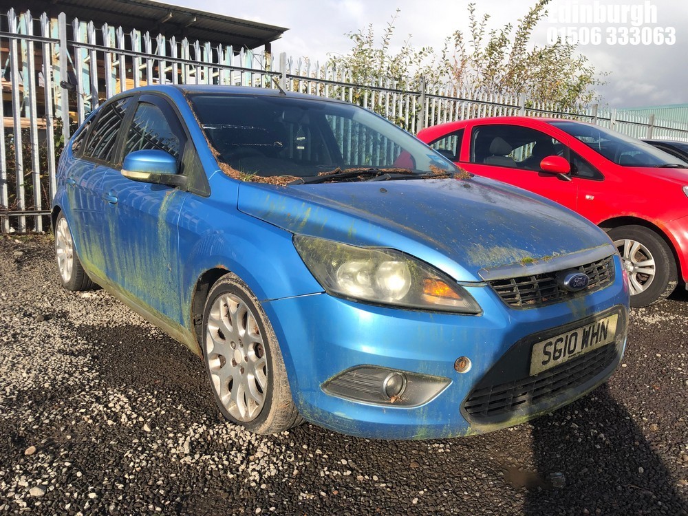 Location: Edinburgh - 2010 FORD FOCUS ZETEC TDCI 109 5 Door Hatchback REG: SG10WHN, Keys: No, MOT Expiry date: 05/01/2024, 1560 Diesel, 5 Speed Manual Diesel, Former Keepers: 5
