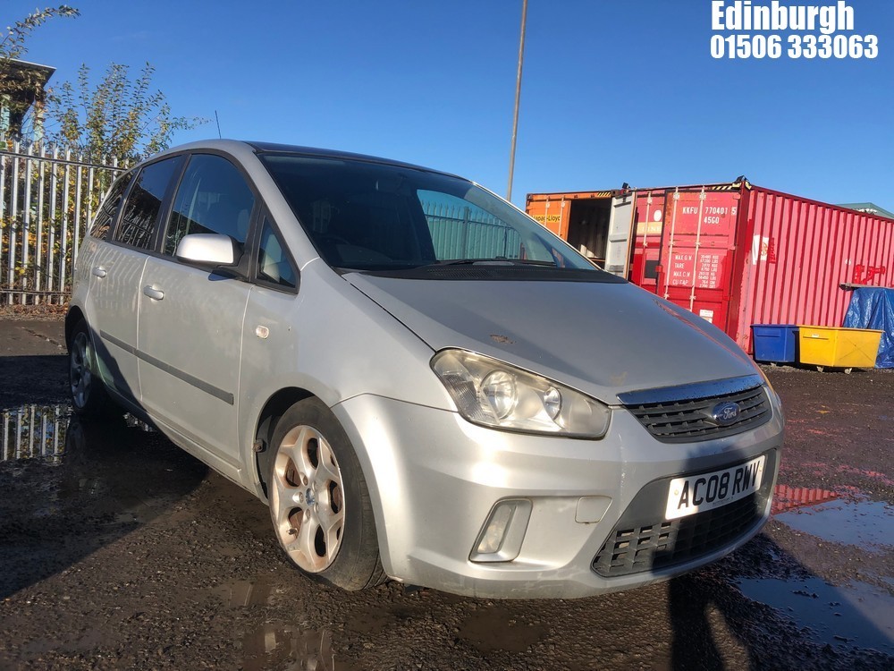 Location: Edinburgh - 2008 FORD C-MAX ZETEC TDCI S-A MPV REG: AC08RWV, Keys: No, MOT Expiry date: 28/02/2026, 1997 Diesel, 6 Speed Semi Auto Diesel, Former Keepers: 5