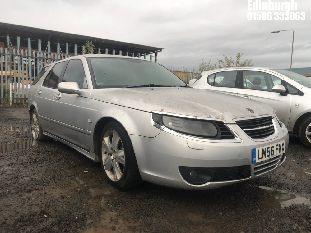Location: Edinburgh - 2007 SAAB 9-5 VECTOR SPORT AN TID A Estate REG: LM56FWX, Keys: No, MOT Expiry date: 01/09/2025, 1910 Diesel, 5 Speed Auto Diesel, Former Keepers: 7