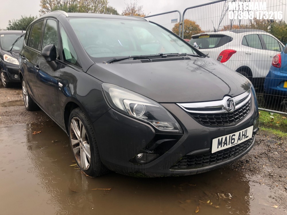 Location: Mitcham - 2016 VAUXHALL ZAFIRA TOURER SRI CDTI AU MPV REG: MA16AHL, Keys: No, MOT Expiry date: 30/04/2025, 1956 Diesel, 6 Speed Auto Diesel, Former Keepers: 2