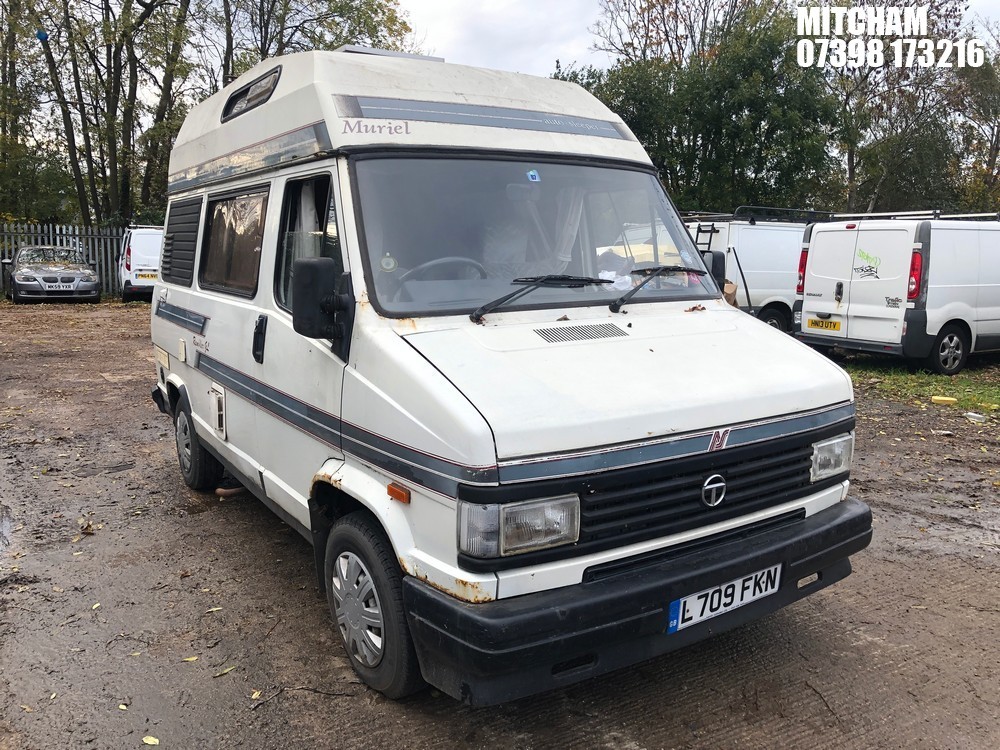 Location: Mitcham - 1994 TALBOT EXPRESS 1000 P Motor Caravan REG: L709FKN, Keys: No, MOT Expiry date: 30/09/2025, 1971 Petrol, Others, Former Keepers: 19