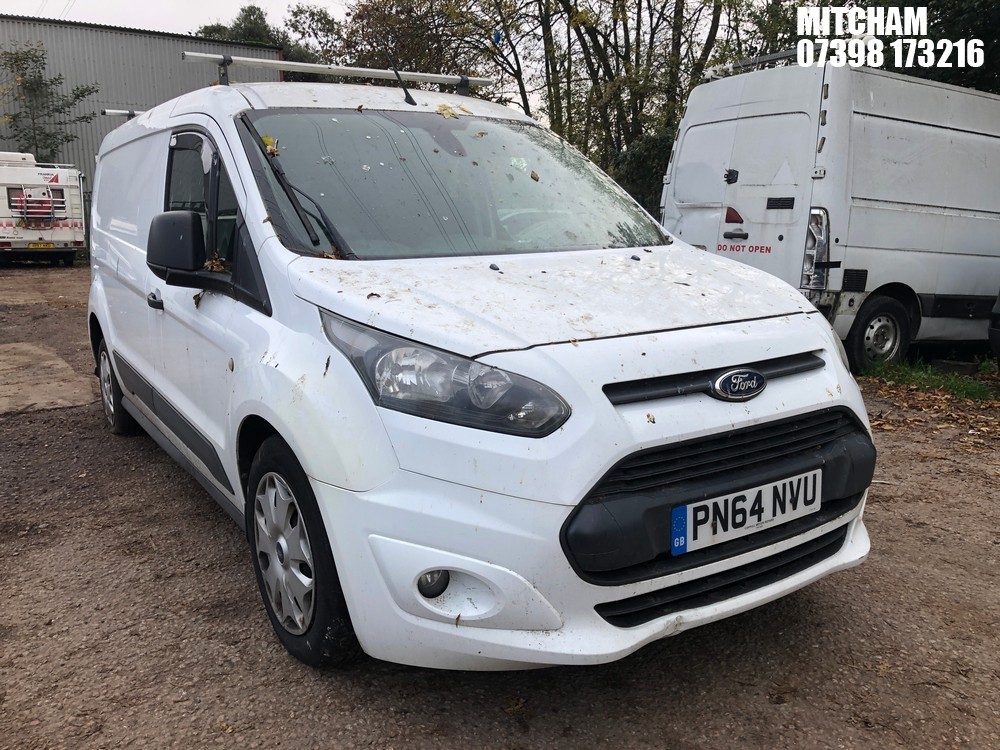 Location: Mitcham - 2014 FORD TRANSIT CONNECT 240 Panel Van REG: PN64NVU, Keys: No, MOT Expiry date: 24/06/2025, 1560 Diesel, 6 Speed Manual Diesel, Former Keepers: 3