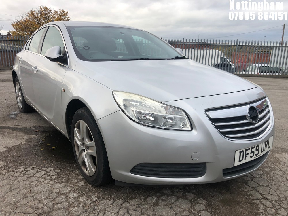 Location: Nottingham - 2010 VAUXHALL INSIGNIA EXCLUSIV 5 Door Hatchback REG: DF59UPL, Keys: No, MOT Expiry date: 20/02/2026, 1796 Petrol, 6 Speed Manual Petrol, Former Keepers: 3