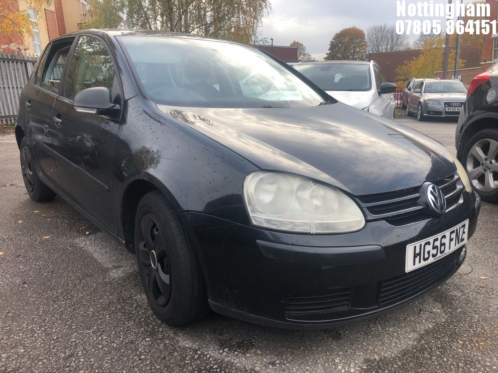 Location: Nottingham - 2006 VOLKSWAGEN GOLF S SDI 5 Door Hatchback REG: HG56FNZ, Keys: No, MOT Expiry date: 28/04/2026, 1968 Diesel, 5 Speed Manual Diesel, Former Keepers: 6