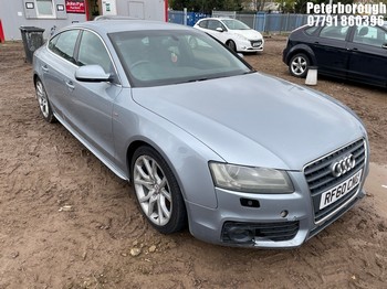 Location: Peterborough - 2011 AUDI A5 S LINE TDI CVT 5 Door Hatchback REG: RF60CNU, Keys: No, MOT Expiry date: 26/01/2026, 1968 Diesel, Variable 1 Speed Auto Diesel, Former Keepers: 5
