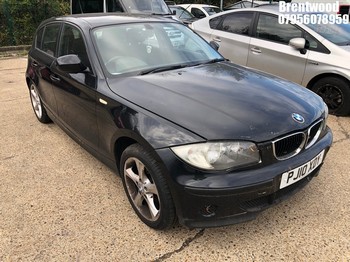 Location: Brentwood - 2010 BMW 118D SPORT 5 Door Hatchback REG: PJ10XDY, Keys: No, MOT Expiry date: 27.02.2025, 1995 Diesel, 6 Speed Manual Diesel, Former Keepers: 5