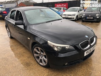 Location: Brentwood - 2006 BMW 530D SE 4 Door Saloon REG: YK06USY, Keys: No, MOT Expiry date: 31.10.2025, 2993 Diesel, 6 Speed Manual Diesel, Former Keepers: 5