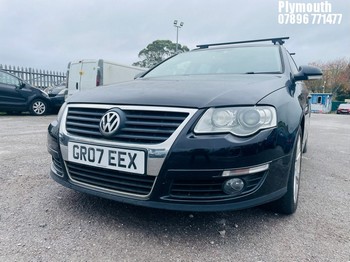 Location: Plymouth - 2007 VOLKSWAGEN PASSAT SPORT TDI DSG Estate REG: GR07EEX, Keys: No, MOT Expiry date: 08/07/2026, 1968 Diesel, 6 Speed Auto Diesel, Former Keepers: 5