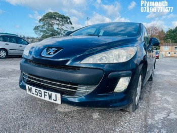 Location: Plymouth - 2009 PEUGEOT 308 S 5 Door Hatchback REG: ML59FWJ, Keys: No, MOT Expiry date: 07/11/2024, 1397 Petrol, 5 Speed Manual Petrol, Former Keepers: 7