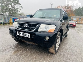 Location: Plymouth - 2006 MITSUBISHI SHOGUN DI-D ELEG-CE LWB A Estate REG: AP06HLV, Keys: No, MOT Expiry date: 13/07/2024, 3200 Diesel, 5 Speed Auto Diesel, Former Keepers: 6