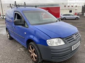Location: South Wales - 2009 VOLKSWAGEN CADDY C20 PLUS SDI Panel Van REG: EU59ESO, 1968cc Diesel, 5 Speed Manual Diesel, Former Keepers: 5, Keys: Yes, MOT Expiry date: 29/01/2026