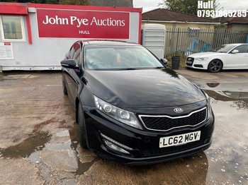 Location: Hull - 2012 KIA OPTIMA 2 LUXE CRDI 4 Door Saloon REG: LC62MGV, Keys: Yes, MOT Expiry date: 01/11/2025, 1685 Diesel, 6 Speed Manual Diesel, Former Keepers: 11