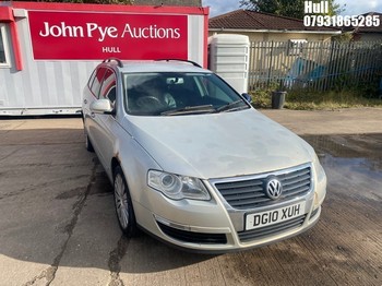 Location: Hull - 2010 VOLKSWAGEN PASSAT HIGHLINE TDI 110 Estate REG: DG10XUH, Keys: No, MOT Expiry date: 14/11/2025, 1968 Diesel, 5 Speed Manual Diesel, Former Keepers: 5
