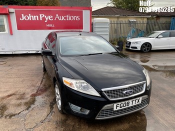 Location: Hull - 2008 FORD MONDEO TITANIUM X TDCI140 5 Door Hatchback REG: FG08TTX, Keys: No, MOT Expiry date: 30/09/2025, 1997 Diesel, 6 Speed Manual Diesel, Former Keepers: 5