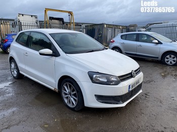 Location: Leeds - 2011 VOLKSWAGEN POLO S 60 3 Door Hatchback REG: NV11WKA, Keys: No, MOT Expiry date: 04-06-2026, 1198 Petrol, 5 Speed Manual Petrol, Former Keepers: 11