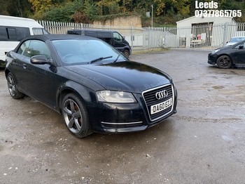 Location: Leeds - 2010 AUDI A3 TECHNIK TDI 105 Convertible REG: DA60EZJ, Keys: No, MOT Expiry date: 02-11-2025, 1598 Diesel, 5 Speed Manual Diesel, Former Keepers: 7