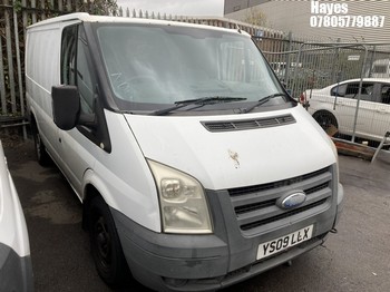 Location: Hayes - 2009 FORD TRANSIT 85 T260S FWD Panel Van REG: YS09LLX, Keys: No, MOT Expiry date: 30/10/2025, 2198 Diesel, 5 Speed Manual Diesel, Former Keepers: 9