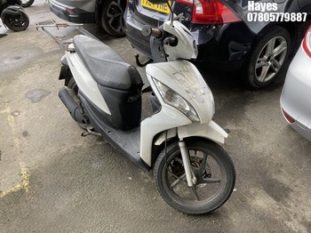 Location: Hayes - 2016 HONDA NSC 110 E-E Scooter REG: KP66DLX, Keys: No, MOT Expiry date: 09/10/2025, 108 Petrol, Automatic, Former Keepers: 14
