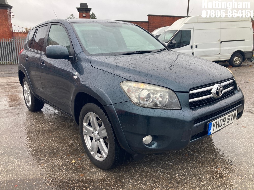 Location: Nottingham - 2009 TOYOTA RAV4 SR180 D-4D ESTATE REG: YH09SVN., 2231cc DIESEL, 6 SPEED MANUAL DIESEL, Former Keepers: 2, Keys: Yes, MOT Expiry date: 13/01/2026