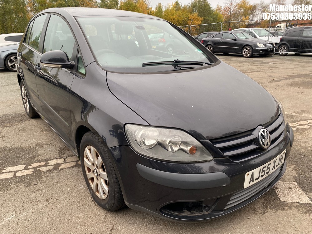 Location: Manchester - 2005 VOLKSWAGEN GOLF PLUS SE 5 Door Hatchback REG: AJ55XJH, 1600 Petrol, 6 Speed Manual Petrol, Former Keepers: 3, Keys: No, MOT Expiry date: 30/06/2026
