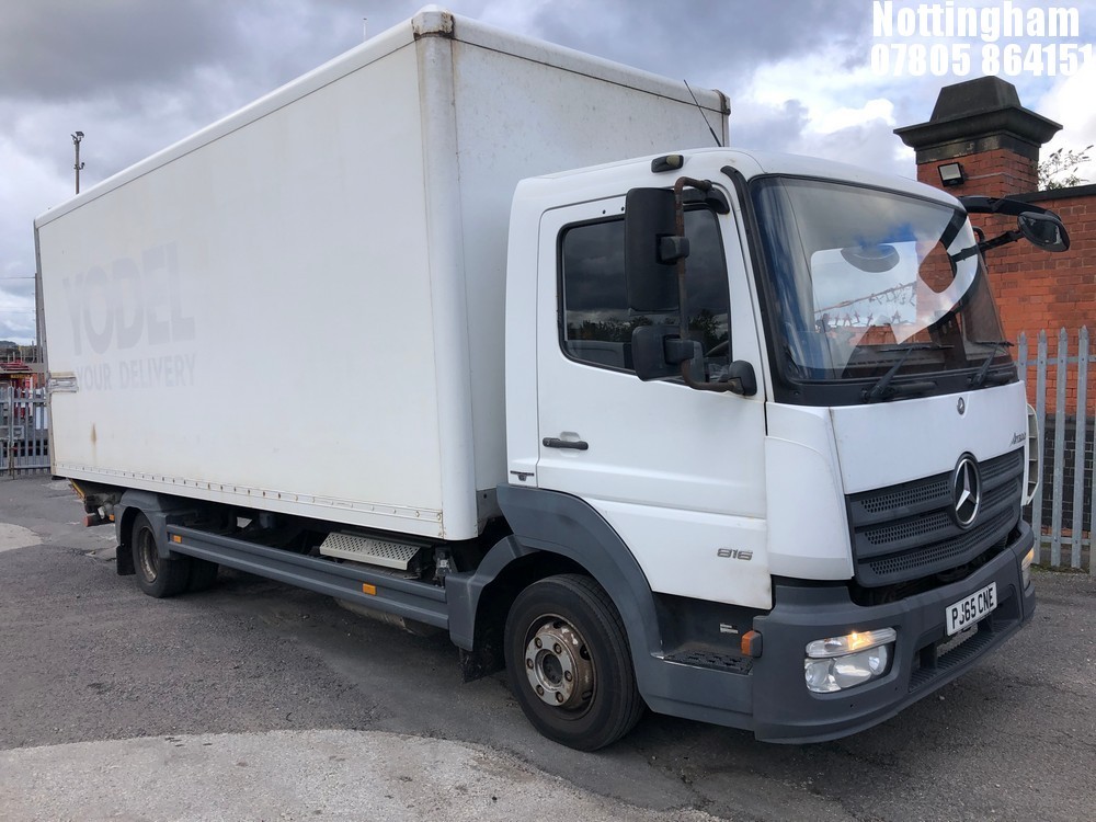 Location: Nottingham - 2015 MERCEDES-BENZ ATEGO (2) Box Van REG: PJ65CNE, 5132cc Diesel, Manual, Former Keepers: 3, Keys: Yes, MOT Expiry date: 31/10/2025