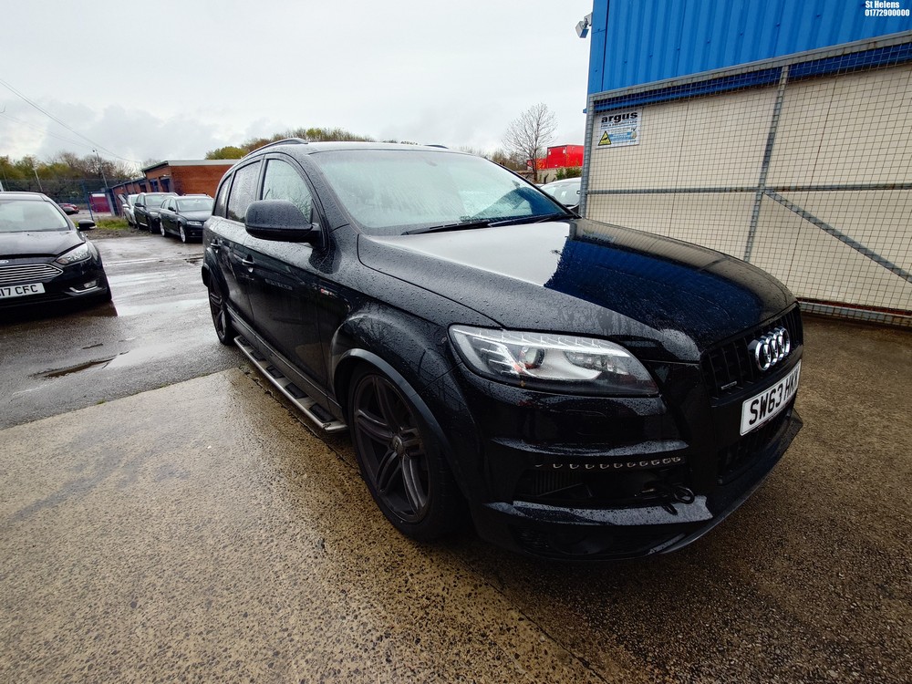 Location: St Helens - 2013 AUDI Q7 S LINE + TDI QUATTRO AUTO 5 Door SUV REG: SW63HKK, Keys: Yes, MOT Expiry date: 28/02/2026, 2967cc Diesel, 8 Speed Automatic Diesel, Former Keepers: 2