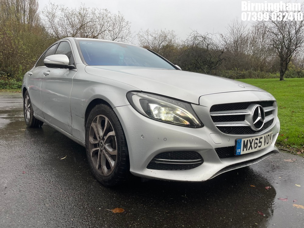 Location: Birmingham - 2015 MERCEDES-BENZ C220 SPORT BLUETEC AUTO 4 DOOR SALOON REG: MX65VOV, 2143CC DIESEL, 7 SPEED AUTO DIESEL, Former Keepers: 3, Keys: Yes, MOT Expiry date: 31/05/2025