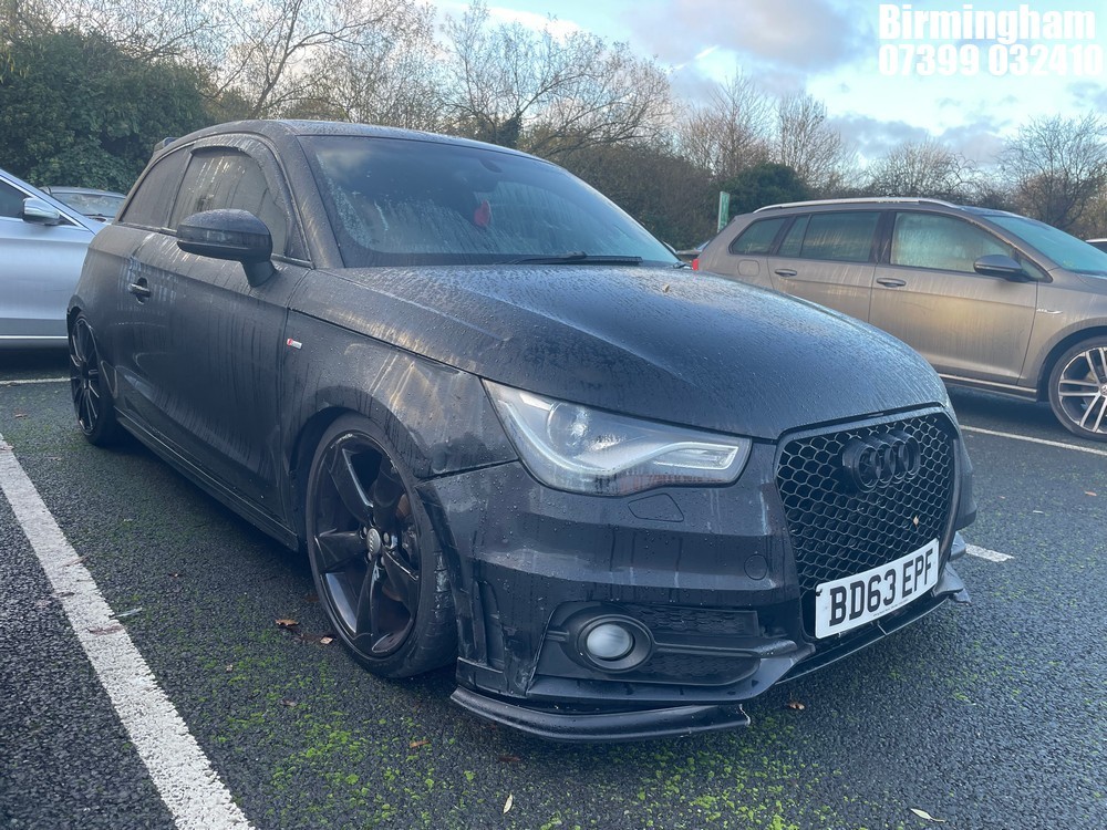 Location: Birmingham - 2013 AUDI A1 S LINE BLACK EDITION T 3 DOOR HATCHBACK REG: BD63EPF, 1395CC PETROL, 6 SPEED MANUAL PETROL, Former Keepers: 5, Keys: Yes, MOT Expiry date: 01/04/2026