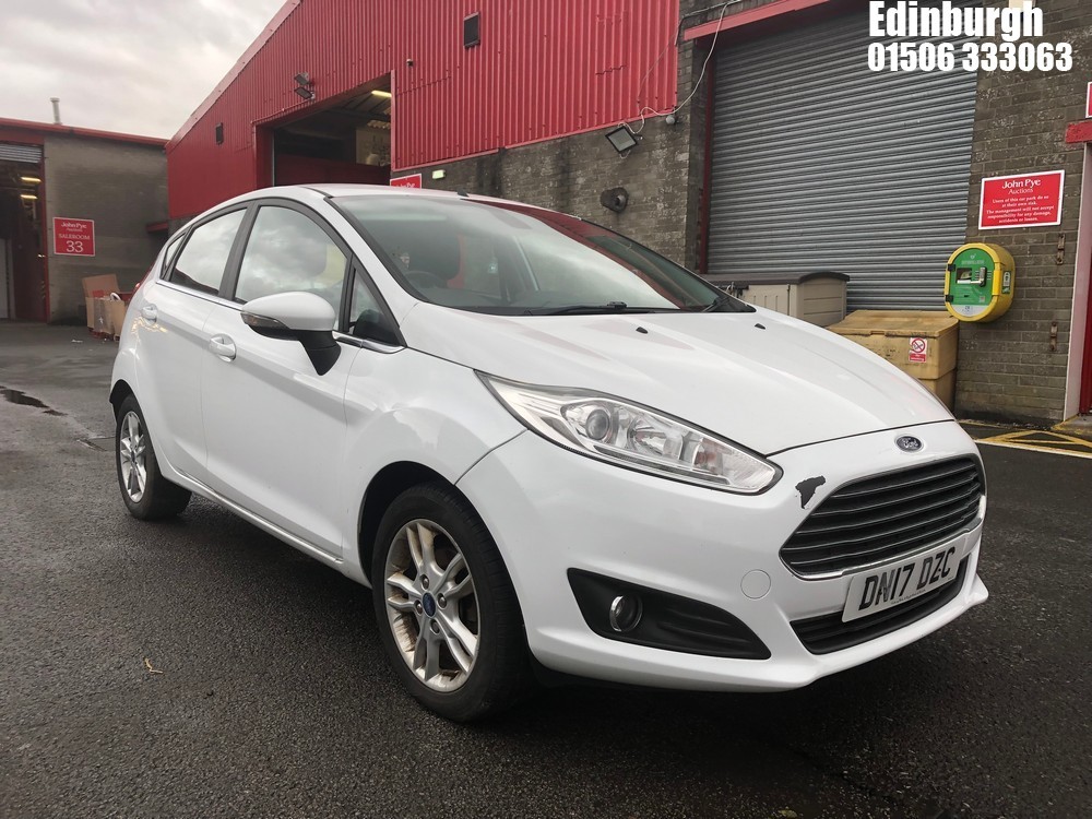 Location: Edinburgh - 2017 FORD FIESTA ZETEC TURBO 5 Door Hatchback REG: DN17DZC, 998cc Petrol, 5 Speed Manual Petrol, Former Keepers: 2, Keys: Yes, MOT Expiry date: 03/12/2025
