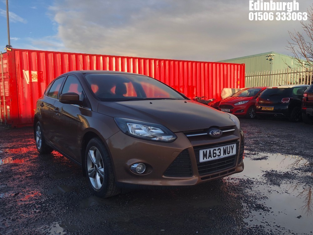 Location: Edinburgh - 2013 FORD FOCUS ZETEC TURBO 5 Door Hatchback REG: MA63WUY, Keys: No, MOT Expiry date: 24/03/2026, 998 Petrol, 5 Speed Manual Petrol, Former Keepers: 3