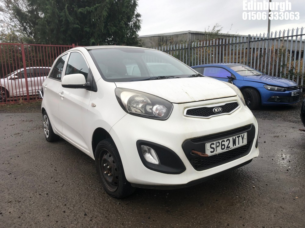 Location: Edinburgh - 2012 KIA PICANTO 1 5 Door Hatchback REG: SP62WTY, Keys: Yes, MOT Expiry date:, 998 Petrol, 5 Speed Manual Petrol, Former Keepers: 1