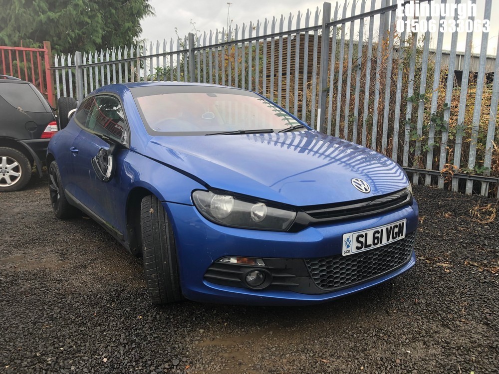 Location: Edinburgh - 2011 VOLKSWAGEN SCIROCCO GT BLUEMOTN TECH Coupe REG: SL61VGM, Keys: No, MOT Expiry date:, 1968 Diesel, 6 Speed Manual Diesel, Former Keepers: 3