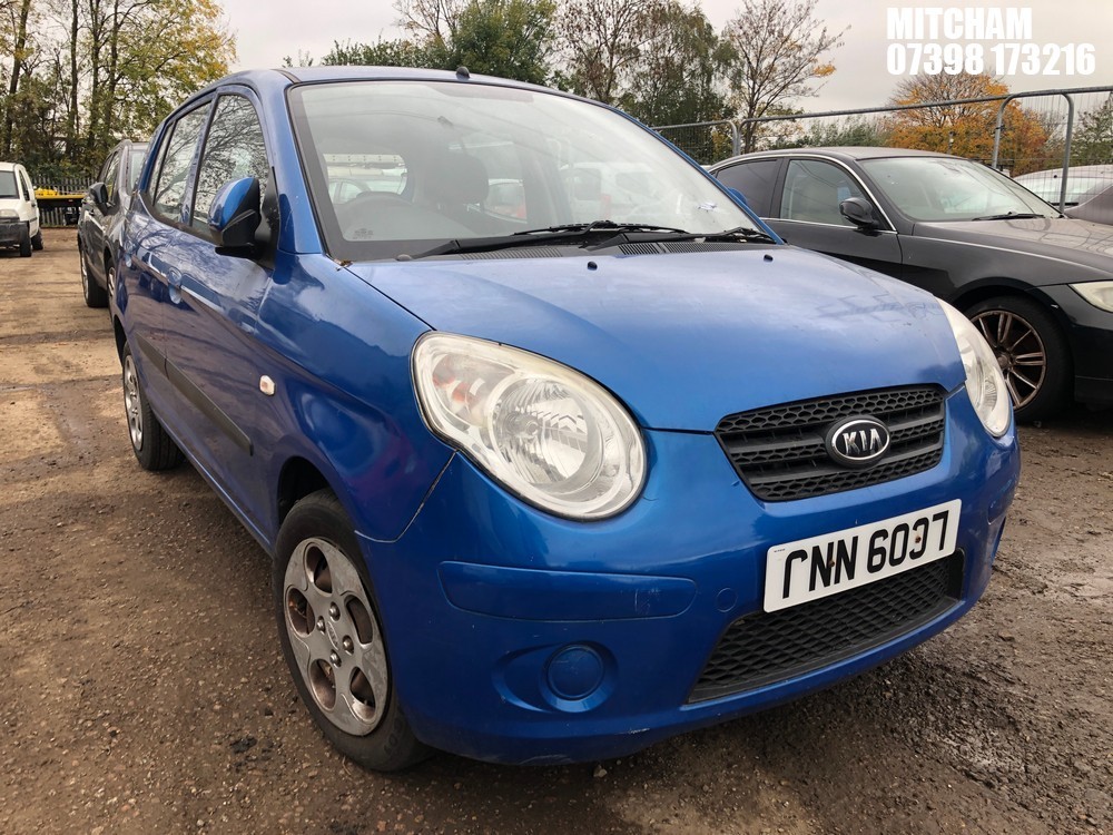 Location: Mitcham - 2009 KIA PICANTO CHILL AUTO 5 Door Hatchback REG: LC09NNJ, Keys: No, MOT Expiry date: 26/09/2024, 1086 Petrol, 4 Speed Auto Petrol, Former Keepers: 4