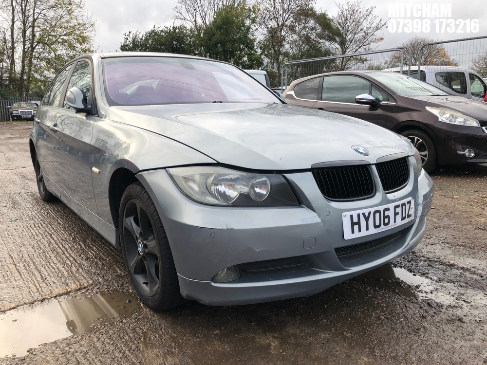 Location: Mitcham - 2006 BMW 318I SE 4 Door Saloon REG: HY06FDZ, Keys: No, MOT Expiry date: 03/06/2025, 1995 Petrol, 6 Speed Manual Petrol, Former Keepers: 12