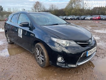 Location: Peterborough - 2014 TOYOTA AURIS ICON + VVT-I CVT Estate REG: FP64XVY, Keys: No, MOT Expiry date: 16/06/2026, 1797 Hybrid Electric, Variable 1 Speed Auto Petrol/E, Former Keepers: 5
