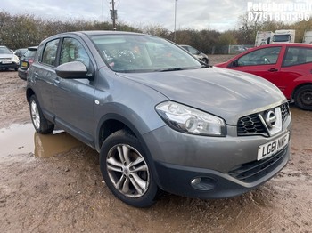 Location: Peterborough - 2011 NISSAN QASHQAI ACENTA 5 Door Hatchback REG: LG61NWF, Keys: No, MOT Expiry date: 16/11/2025, 1598 Petrol, 5 Speed Manual Petrol, Former Keepers: 4