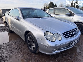 Location: Peterborough - 2004 MERCEDES CLK 200 KOMP.AVANTGARDE A Coupe REG: ML04EWU, Keys: No, MOT Expiry date: 05/03/2026, 1796 Petrol, 5 Speed Auto Petrol, Former Keepers: 5